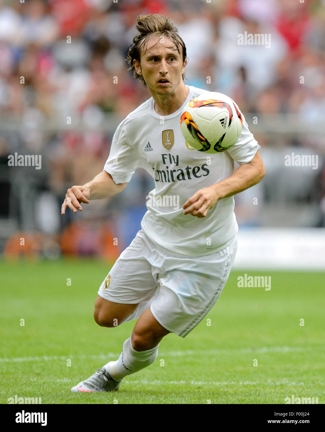 Munich, Germany. 04th Aug, 2015. Real Madrid's Luka Modric in action ...
