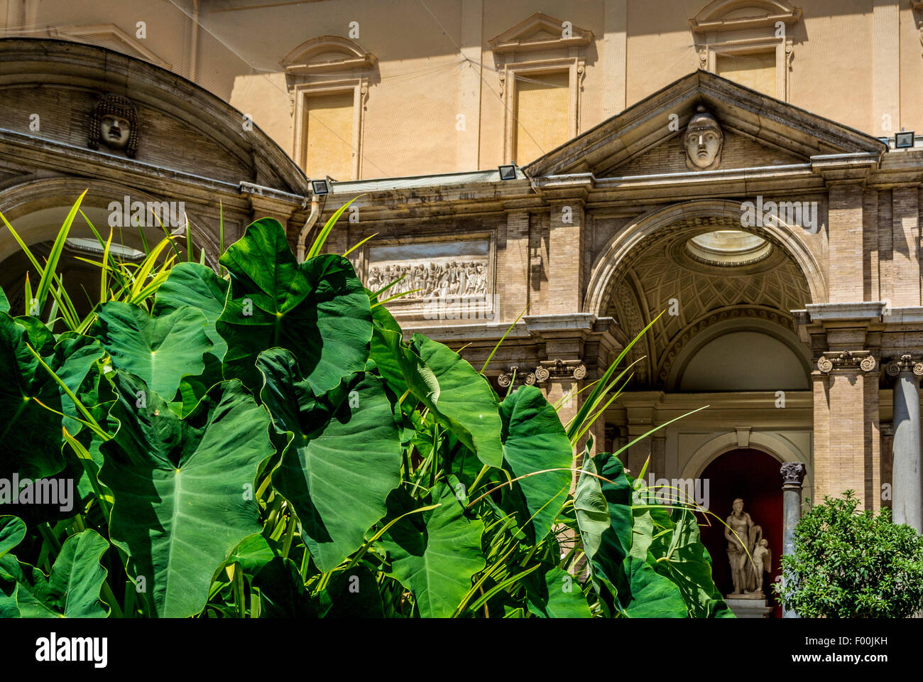 Statues courtyard vatican museum hires stock photography and images