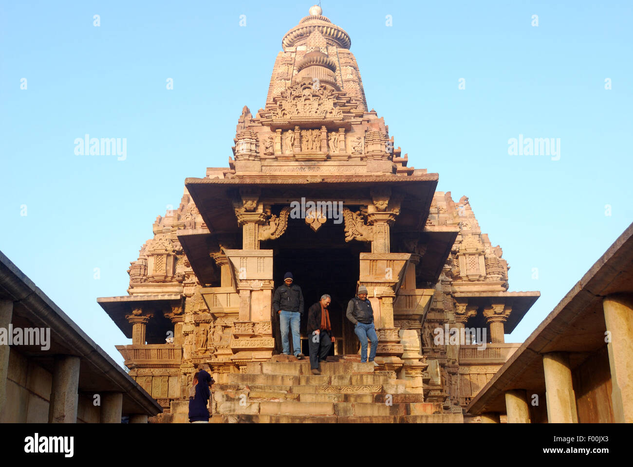 khajuraho temple india Stock Photo