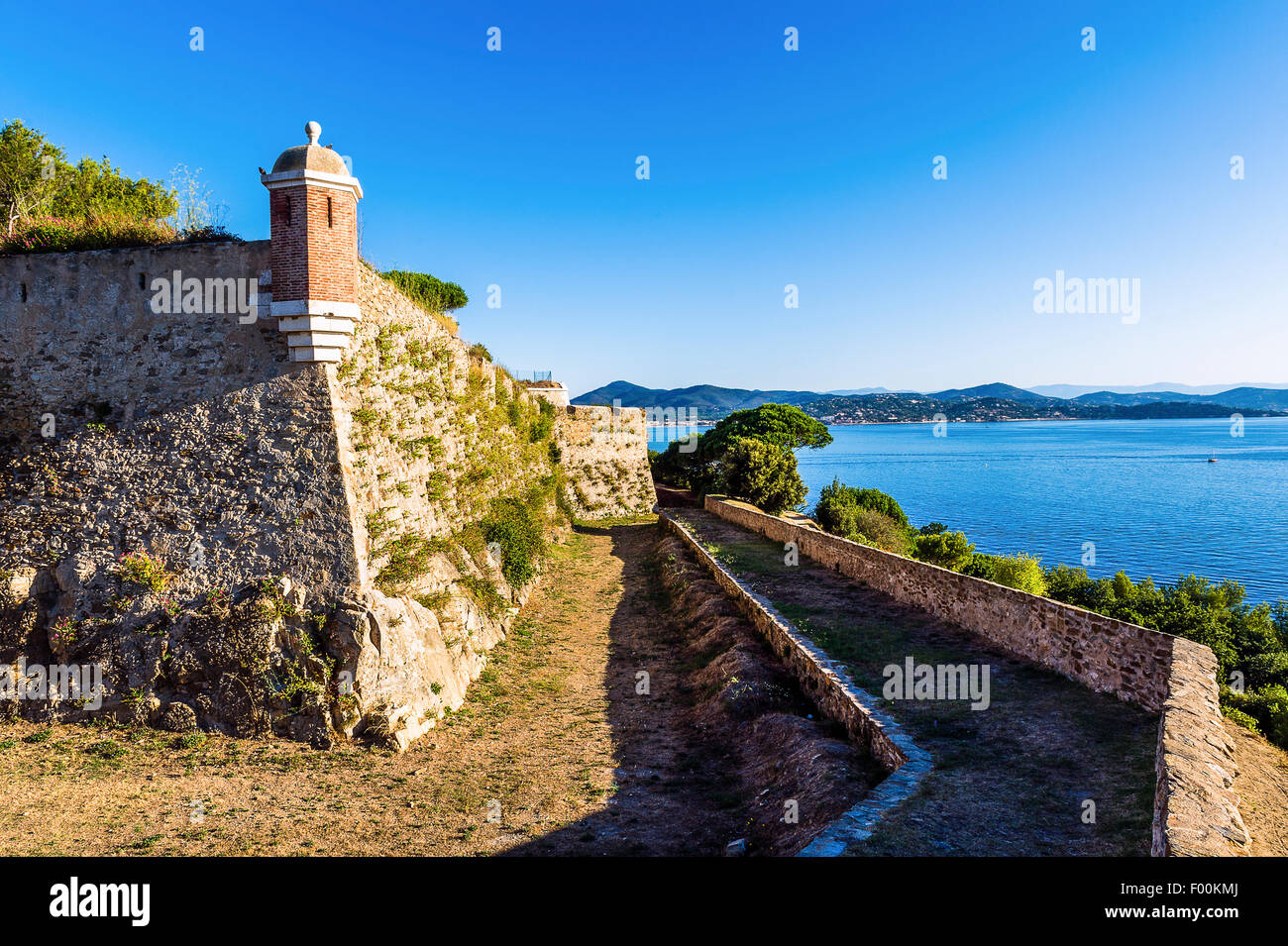 Europe, France, Var, Saint-Tropez. The citadel. Stock Photo