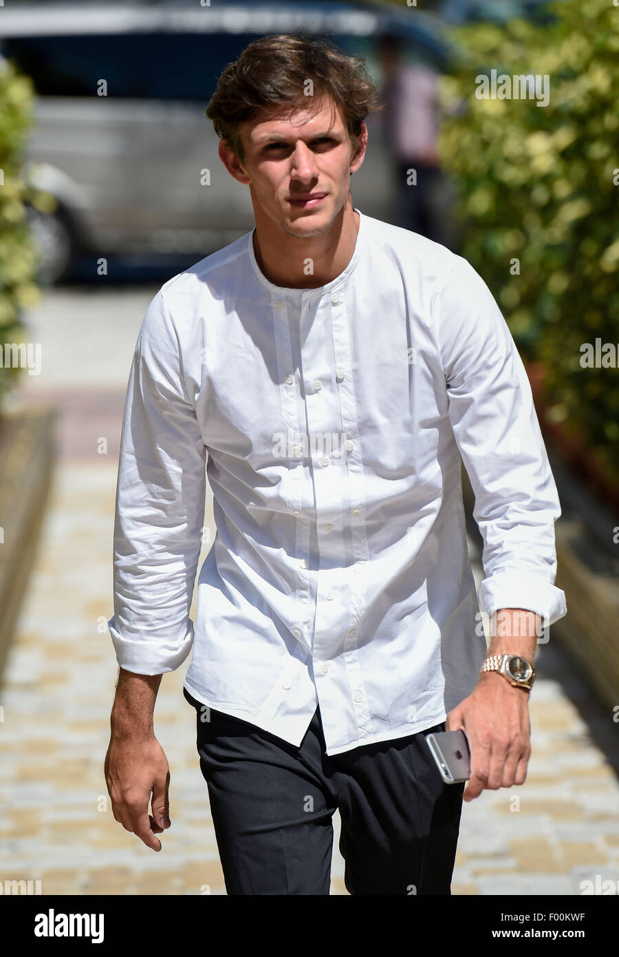 TOWIE stars film at Cavalli club in Marbella Featuring: Jake Hall Where: Marbella, United Kingdom When: 04 Jun 2015 C Stock Photo