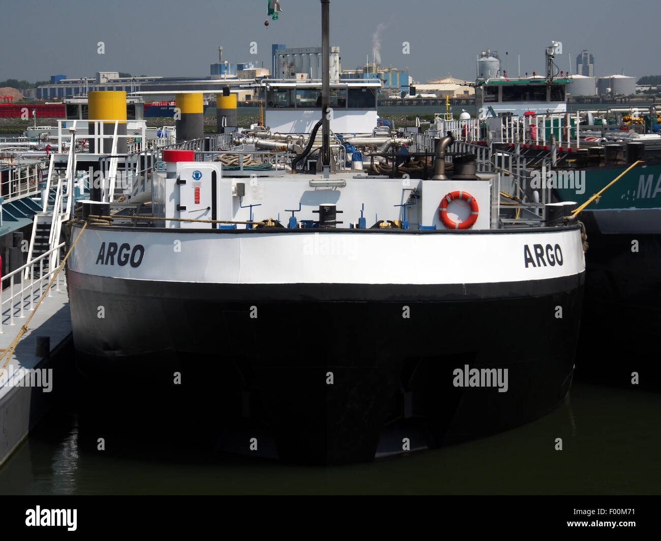 Argo - ENI 02211189, Geulhaven, Port of Rotterdam Stock Photo