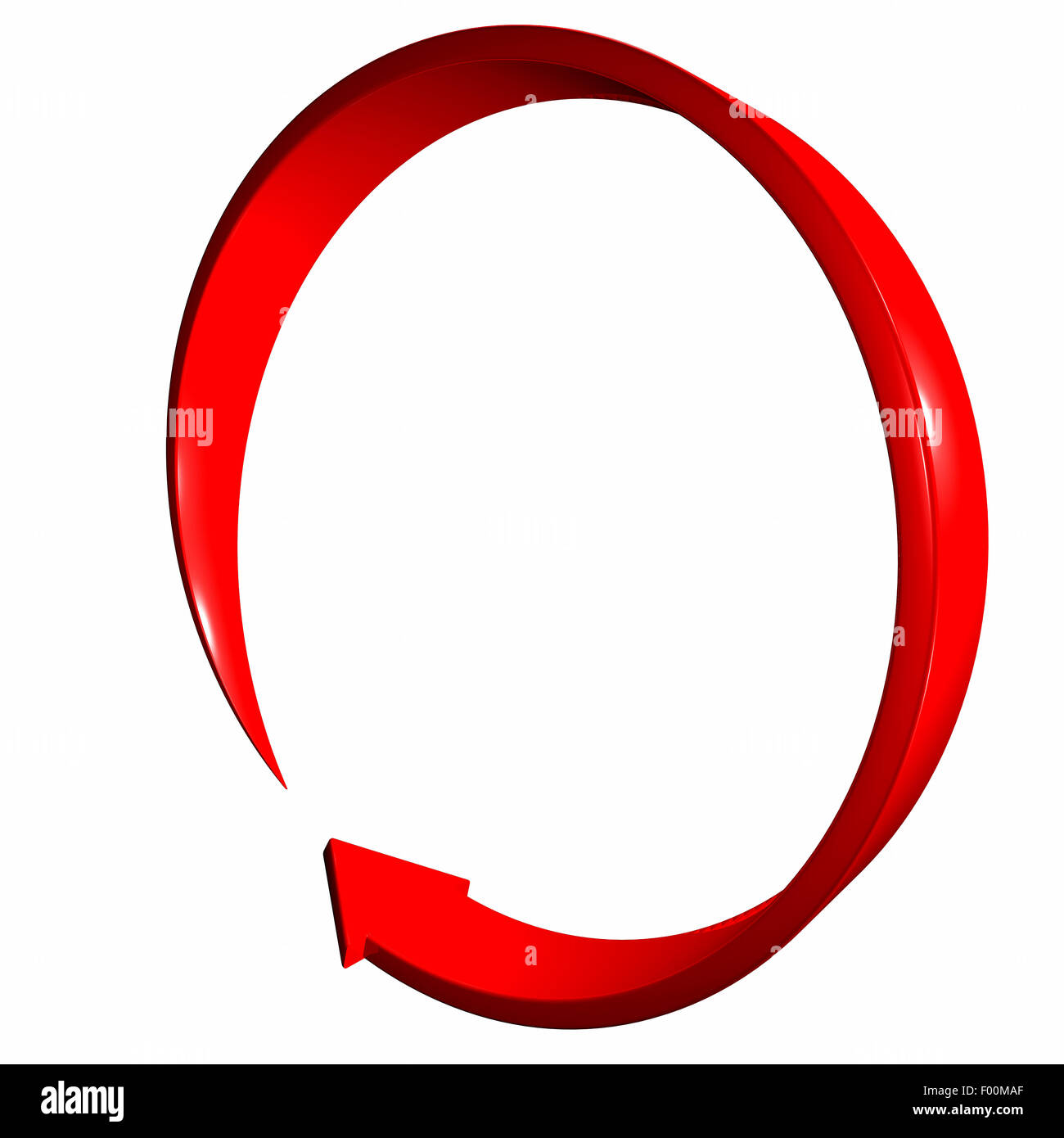 Red arrow 3d curve hi-res stock photography and images - Alamy