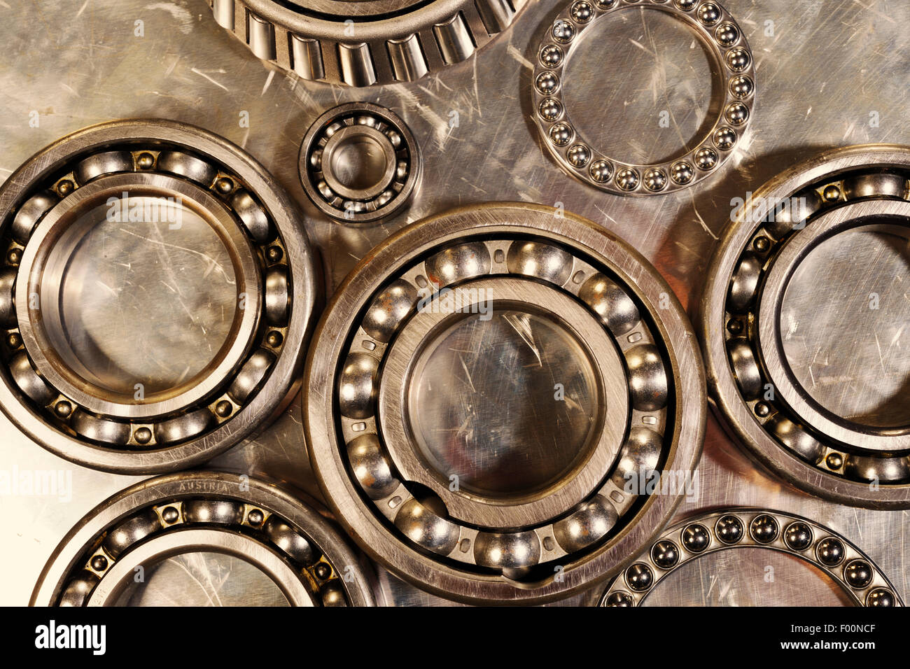 Titanium Bearing Rocks ball-bearings of titanium and steel Stock Photo - Alamy