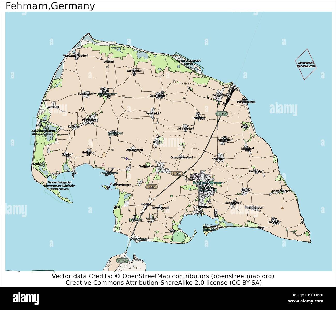 Fehmarn island Germany Country city island state location map Stock Vector Art & Illustration ...