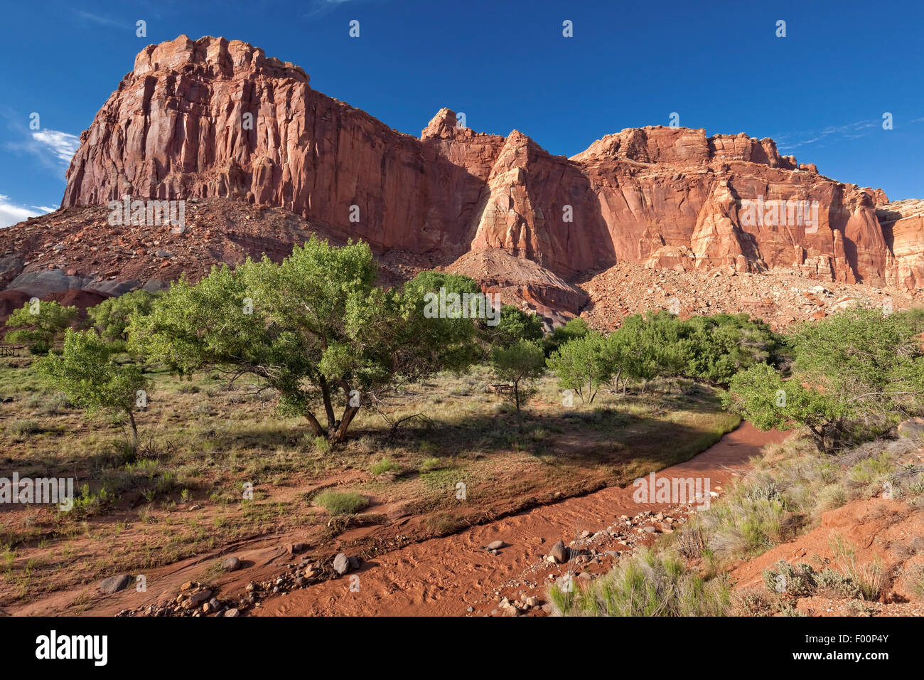 Capitol Reef National Park and Wingate Sandstone Monument & Sulphur