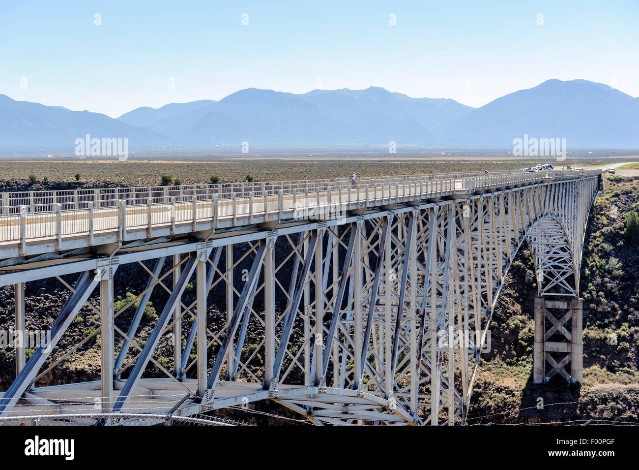 The Rio Grande Bridge. New Mexico. USA Stock Photo Alamy