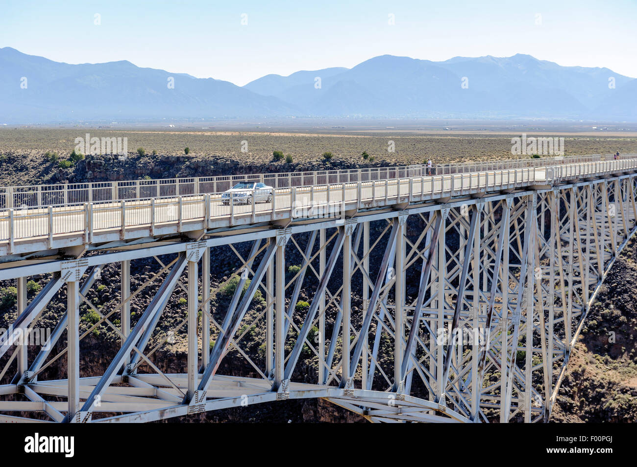 The Rio Grande Bridge. New Mexico. USA Stock Photo Alamy
