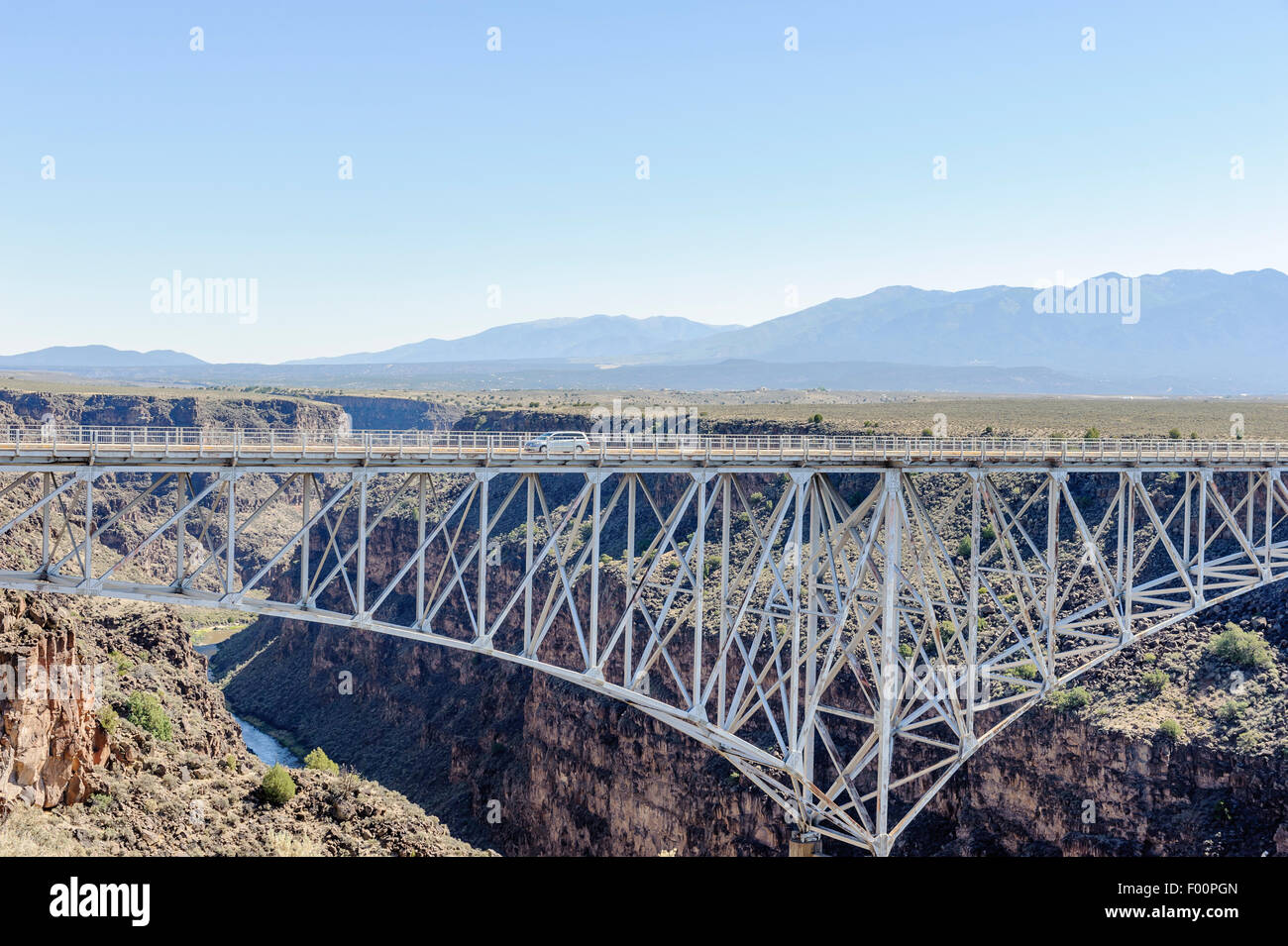 The Rio Grande Bridge. New Mexico. USA Stock Photo Alamy