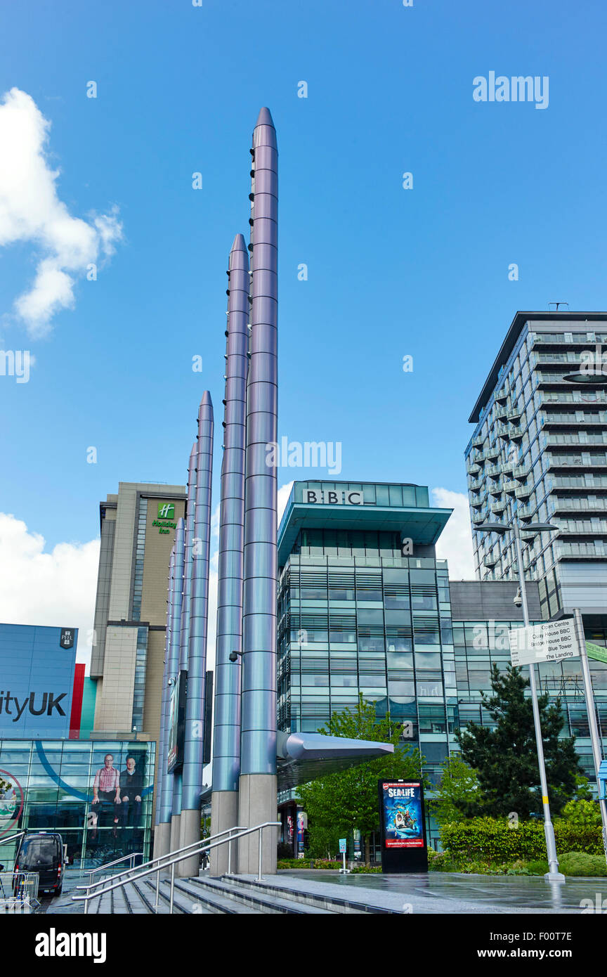 Media City at Salford Quays, Manchester Stock Photo