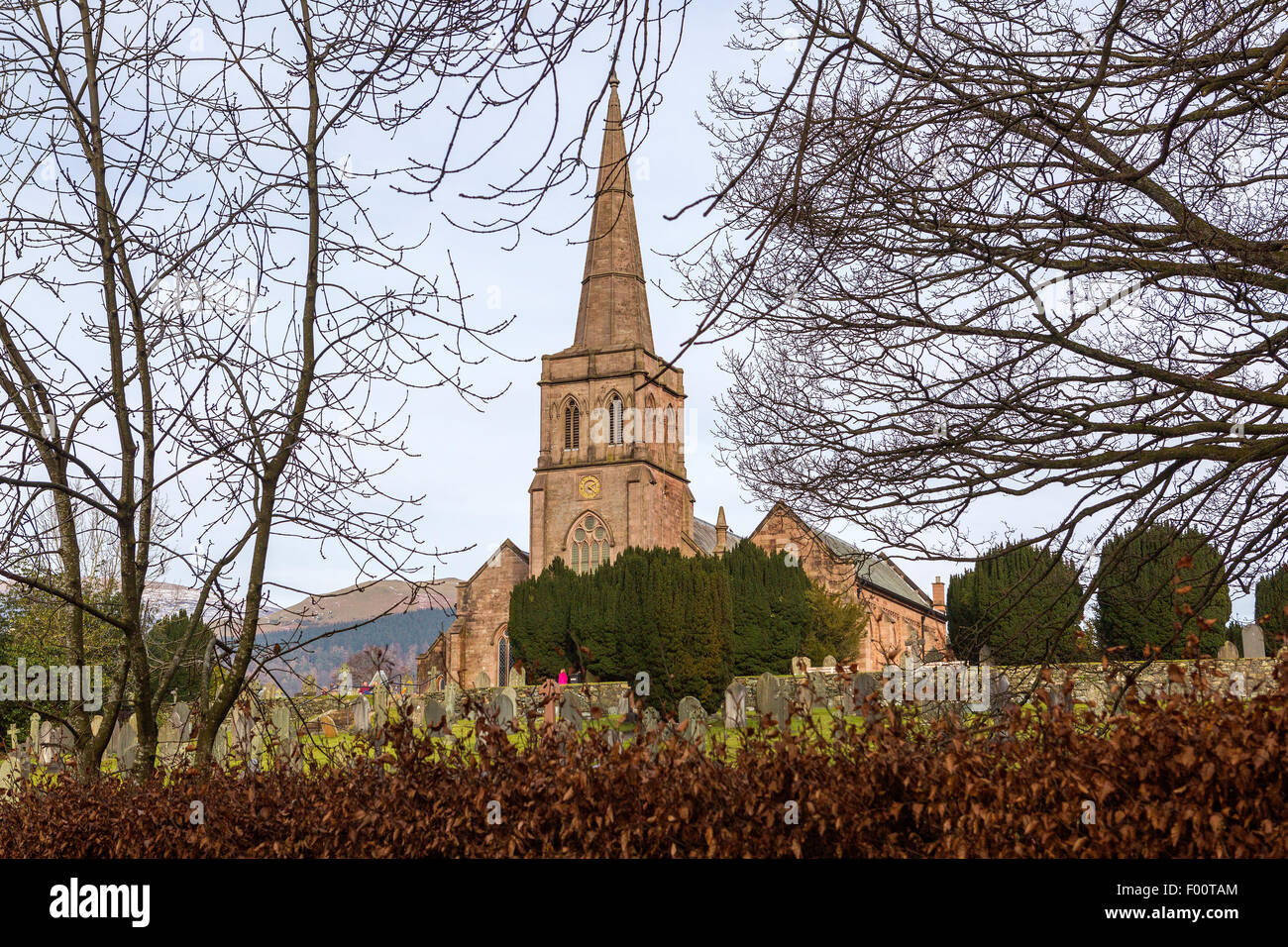 St John's Church, Keswick, Lake District National Park, Cumbria, England, United Kingdom, Europe. Stock Photo