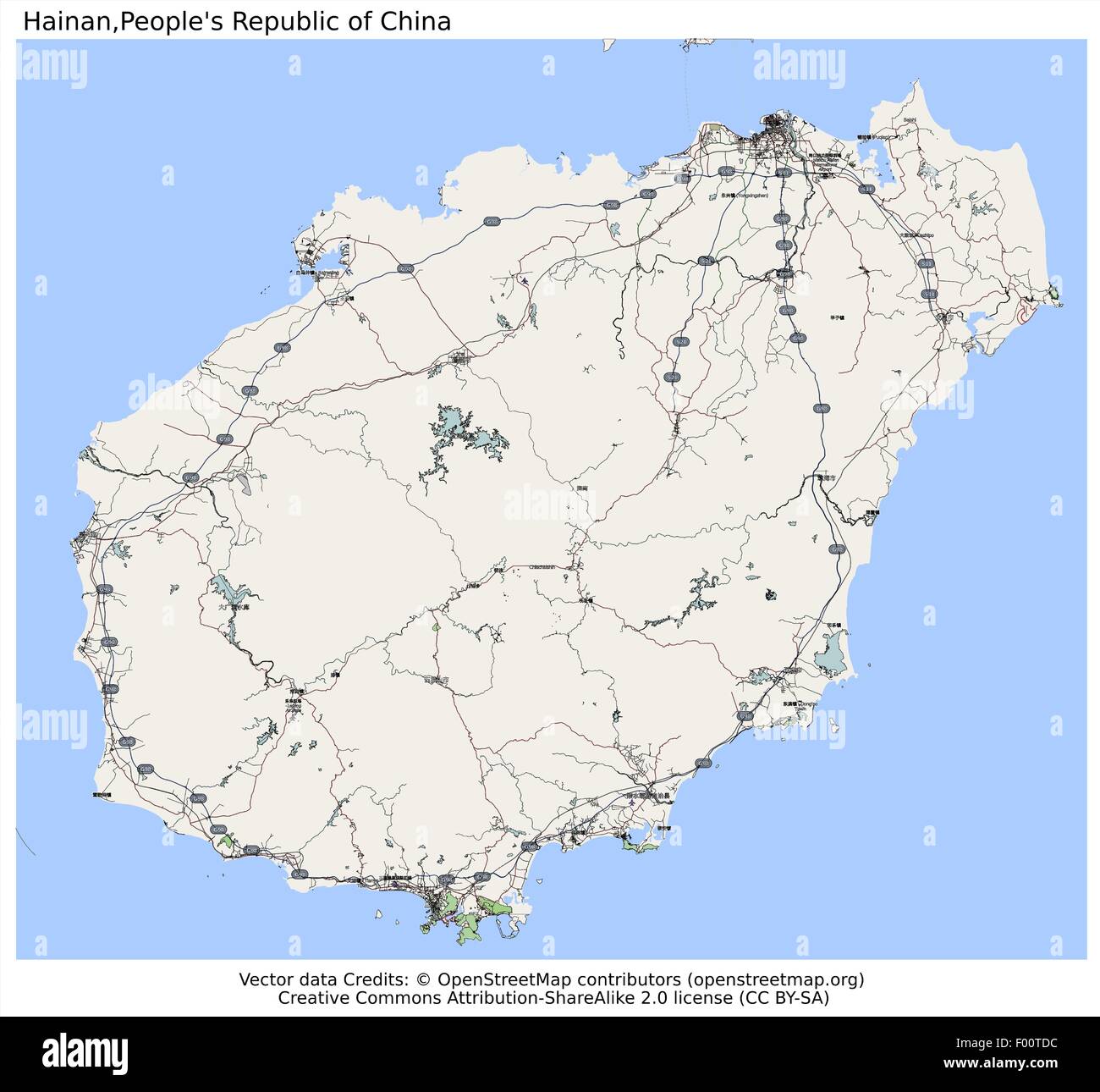 Hainan Map High Resolution Stock Photography and Images Alamy