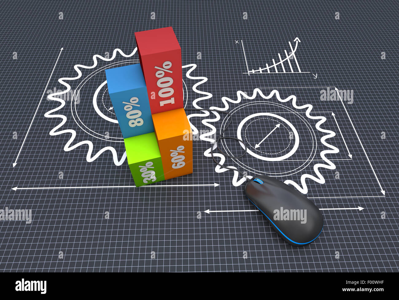 Black print development project as concept Stock Photo - Alamy