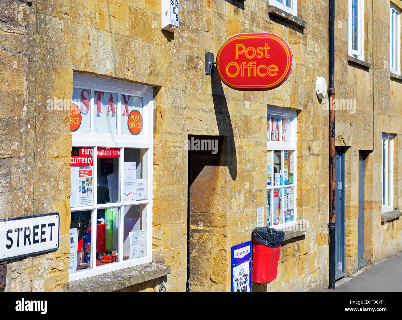 Post Office in the village of Montacute, Somerset, England UK Stock