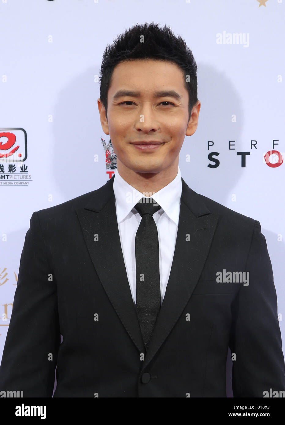 Hand Print/Birthday Bash Ceremony at the TCL Chinese Theatre IMAX  Featuring: Huang Xiaoming Where: Hollywood, California, United States When: 03 Jun 2015 C Stock Photo