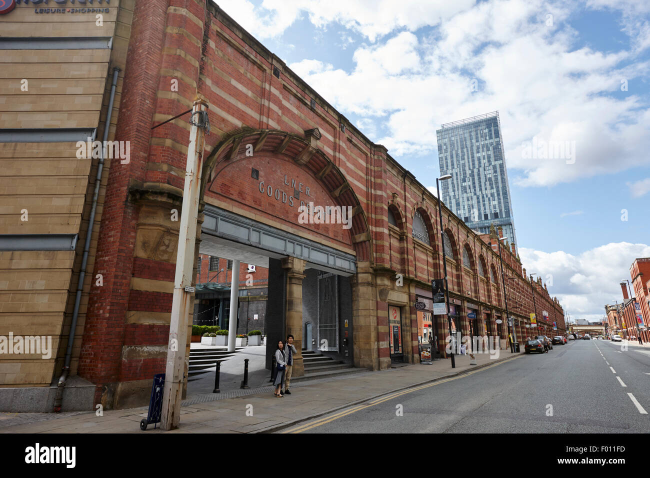 Great Northern leisure and shopping building on Deansgate Manchester England UK Stock Photo