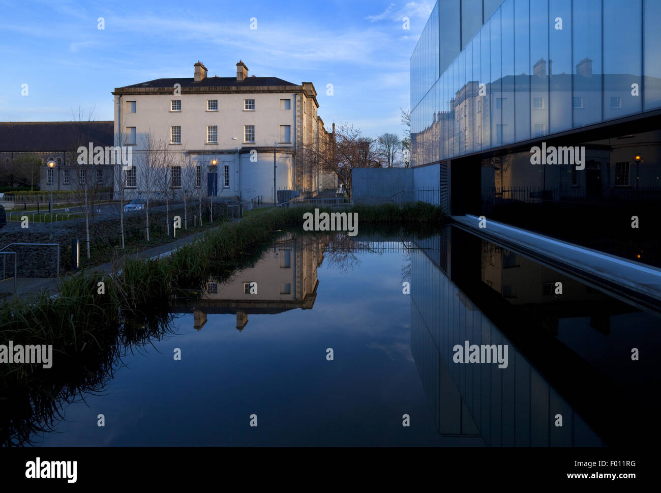 Exterior of Visual, The Centre for Contemporary Arts and The George Bernard Shaw Theatre, Carlow Town, Ireland Stock Photo