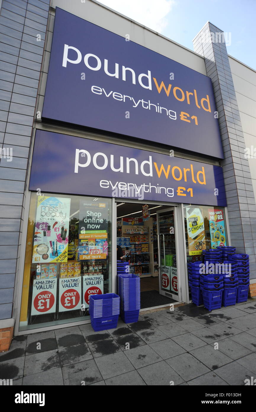 Poundworld discount store, Barnsley, South Yorkshire, UK. Picture