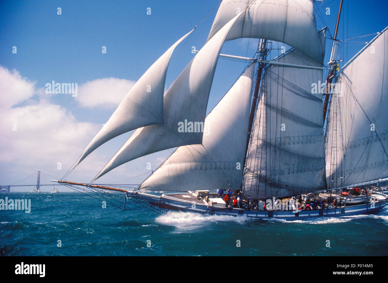 square rigger "Californian" in Master Mariners Regatta, San Francisco