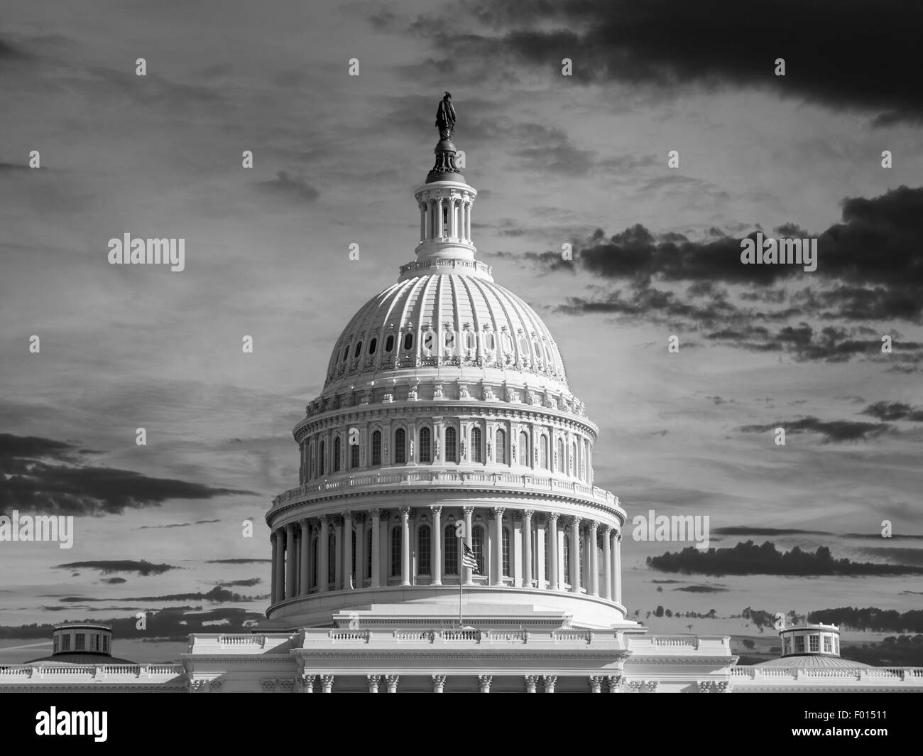 United States dome black and white Stock Photo - Alamy