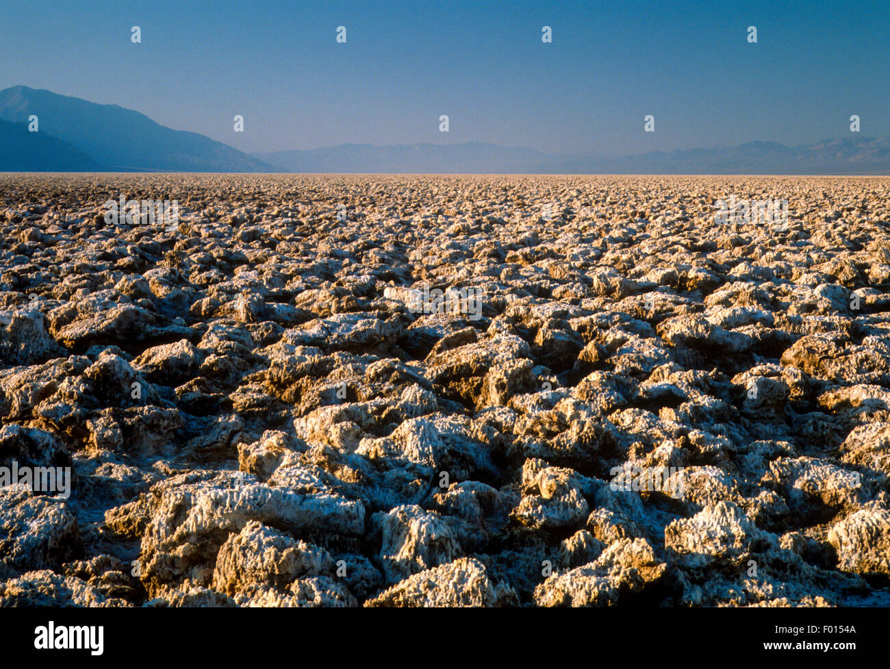 Salt Flats In Badwater Basin Death Valley National Park California 