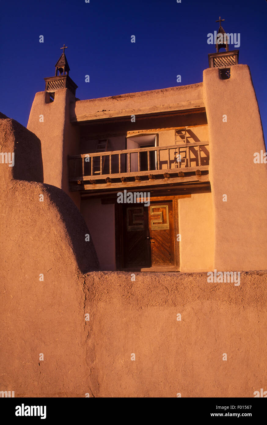 San Jose de Gracia, Las Trampas, New Mexico Stock Photo