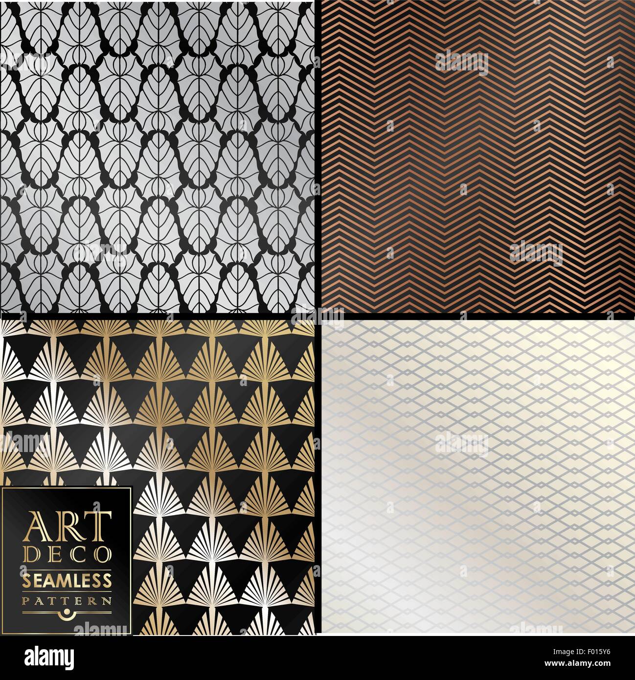Art Deco seamless vintage wallpaper pattern Stock Vector Image & Art ...