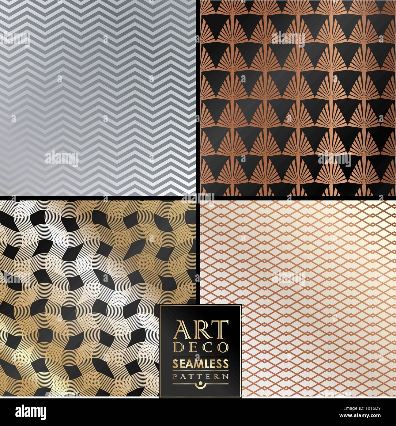 Art Deco seamless vintage wallpaper pattern Stock Vector Image & Art
