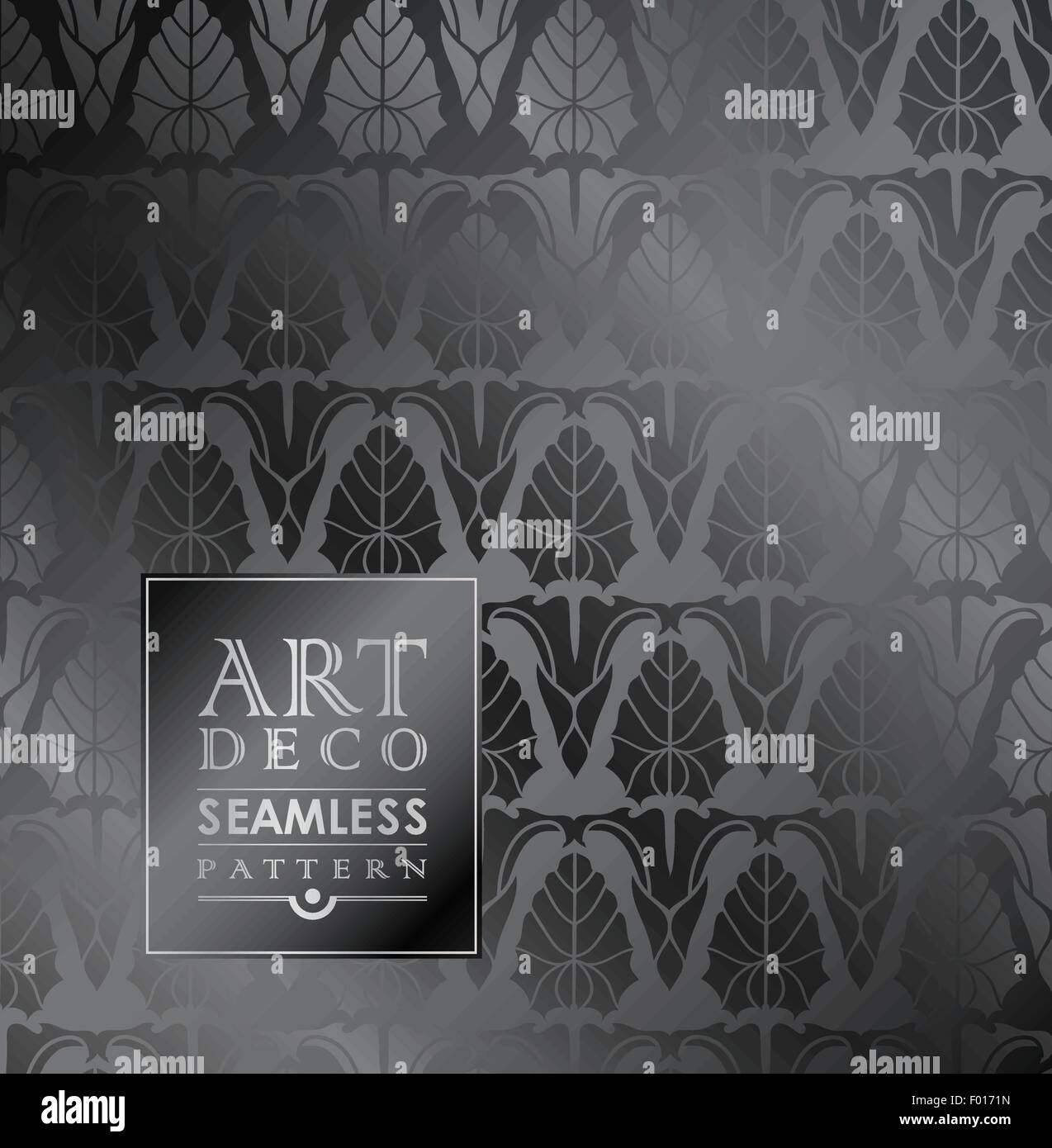 Art Deco seamless vintage wallpaper pattern Stock Vector Image & Art
