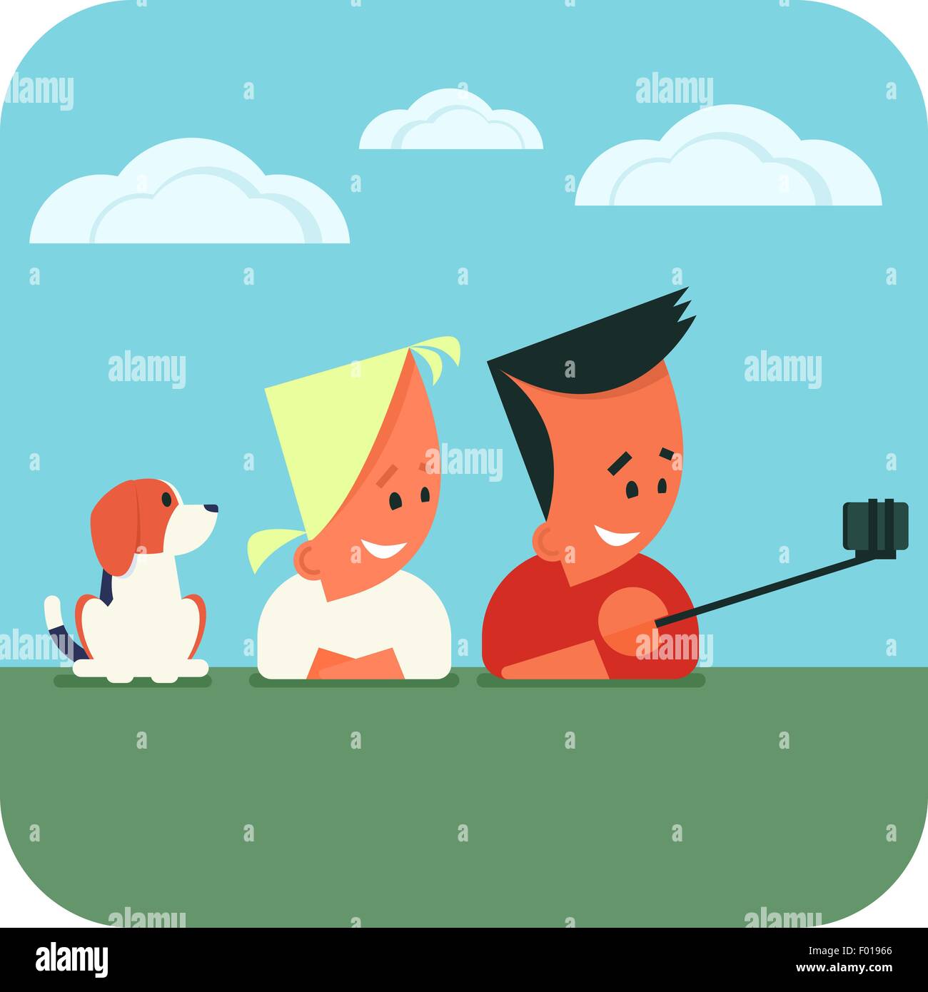 Stick man woman illustration hi-res stock photography and images - Alamy