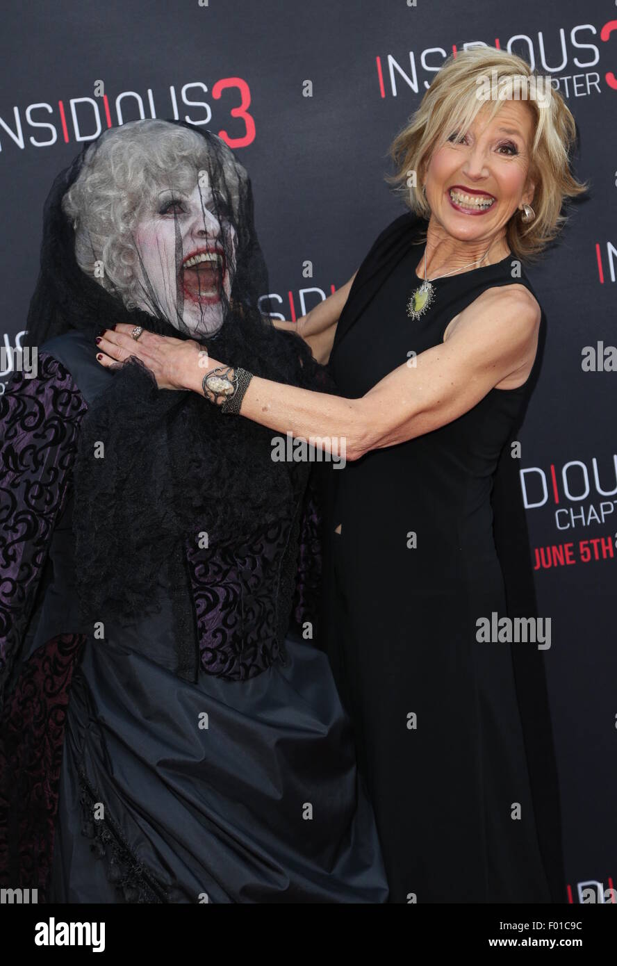 Screening of 'Insidious: Chapter 3' held at TCL Chinese Theatre - Arrivals  Featuring: Lin Shaye Where: Los Angeles, California, United States When: 04 Jun 2015 Stock Photo