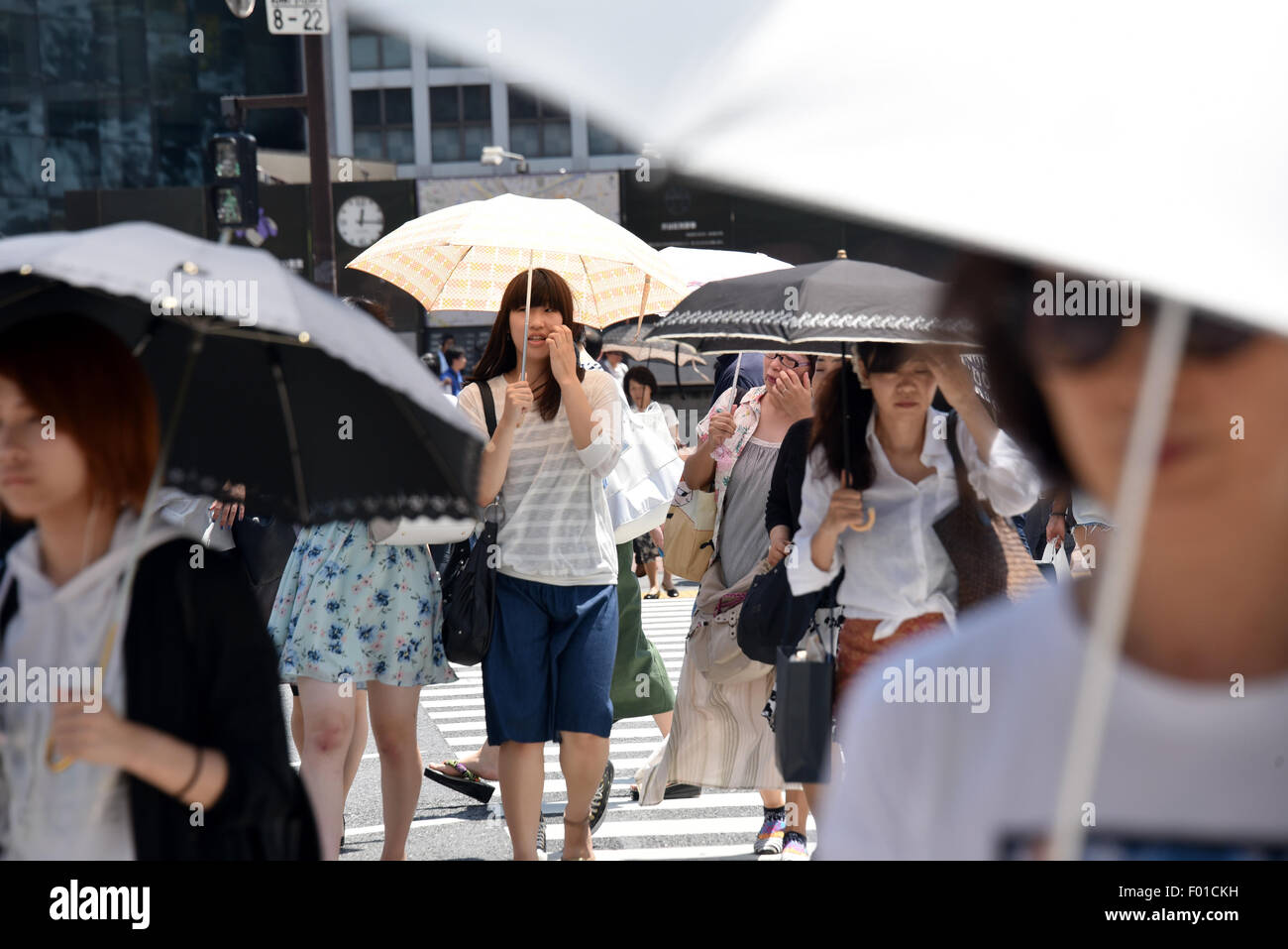 Tokyo, Japan. 6th Aug, 2015. Tokyo Endures The Longest Heat Wave Ever ...