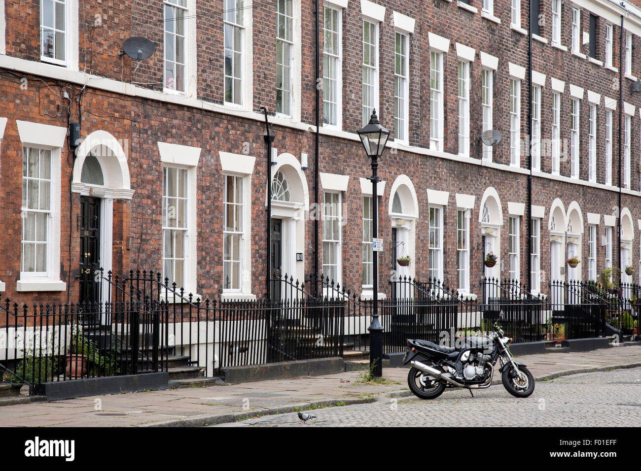 Housing in Quarter, Toxteth, Liverpool, England, UK Stock