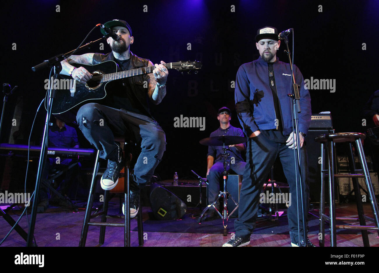The Imagine Ball presented by John Terzian & Randall Kaplan benefiting Imagine LA - Inside  Featuring: Joel Madden, Benji Madden Where: West Hollywood, California, United States When: 05 Jun 2015 Stock Photo