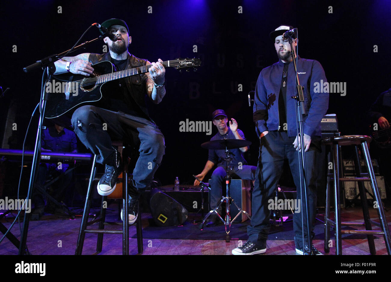 The Imagine Ball presented by John Terzian & Randall Kaplan benefiting Imagine LA - Inside  Featuring: Joel Madden, Benji Madden Where: West Hollywood, California, United States When: 05 Jun 2015 Stock Photo
