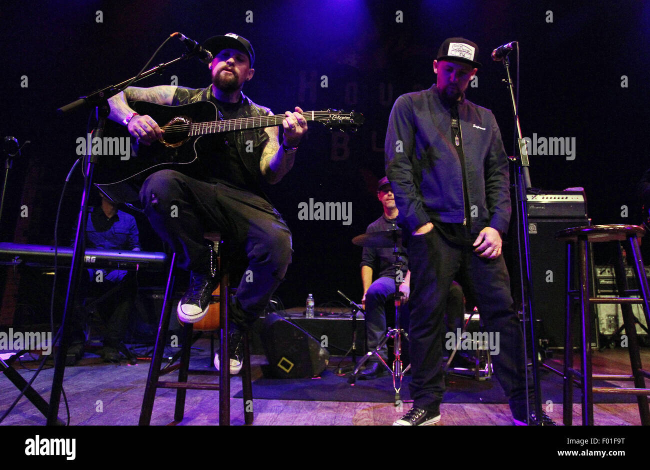 The Imagine Ball presented by John Terzian & Randall Kaplan benefiting Imagine LA - Inside  Featuring: Joel Madden, Benji Madden Where: West Hollywood, California, United States When: 05 Jun 2015 Stock Photo