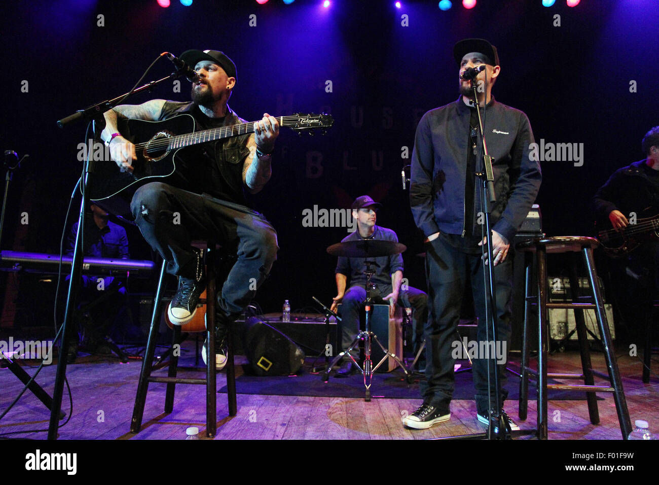 The Imagine Ball presented by John Terzian & Randall Kaplan benefiting Imagine LA - Inside  Featuring: Joel Madden, Benji Madden Where: West Hollywood, California, United States When: 05 Jun 2015 Stock Photo
