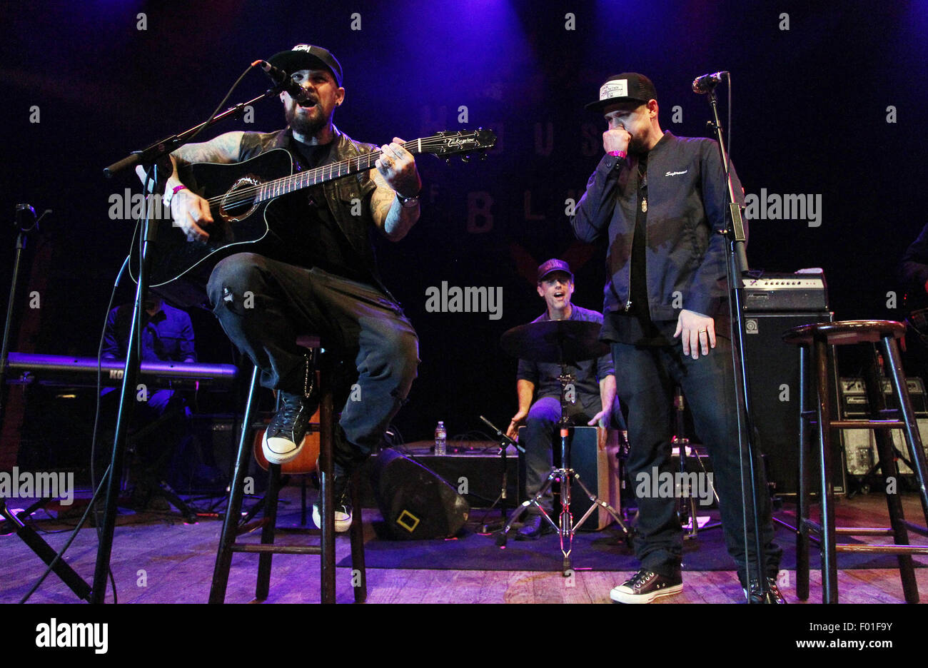 The Imagine Ball presented by John Terzian & Randall Kaplan benefiting Imagine LA - Inside  Featuring: Joel Madden, Benji Madden Where: West Hollywood, California, United States When: 05 Jun 2015 Stock Photo
