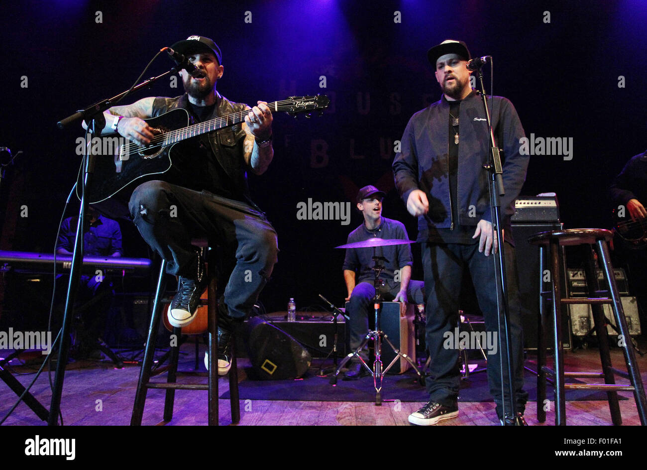 The Imagine Ball presented by John Terzian & Randall Kaplan benefiting Imagine LA - Inside  Featuring: Joel Madden, Benji Madden Where: West Hollywood, California, United States When: 05 Jun 2015 Stock Photo