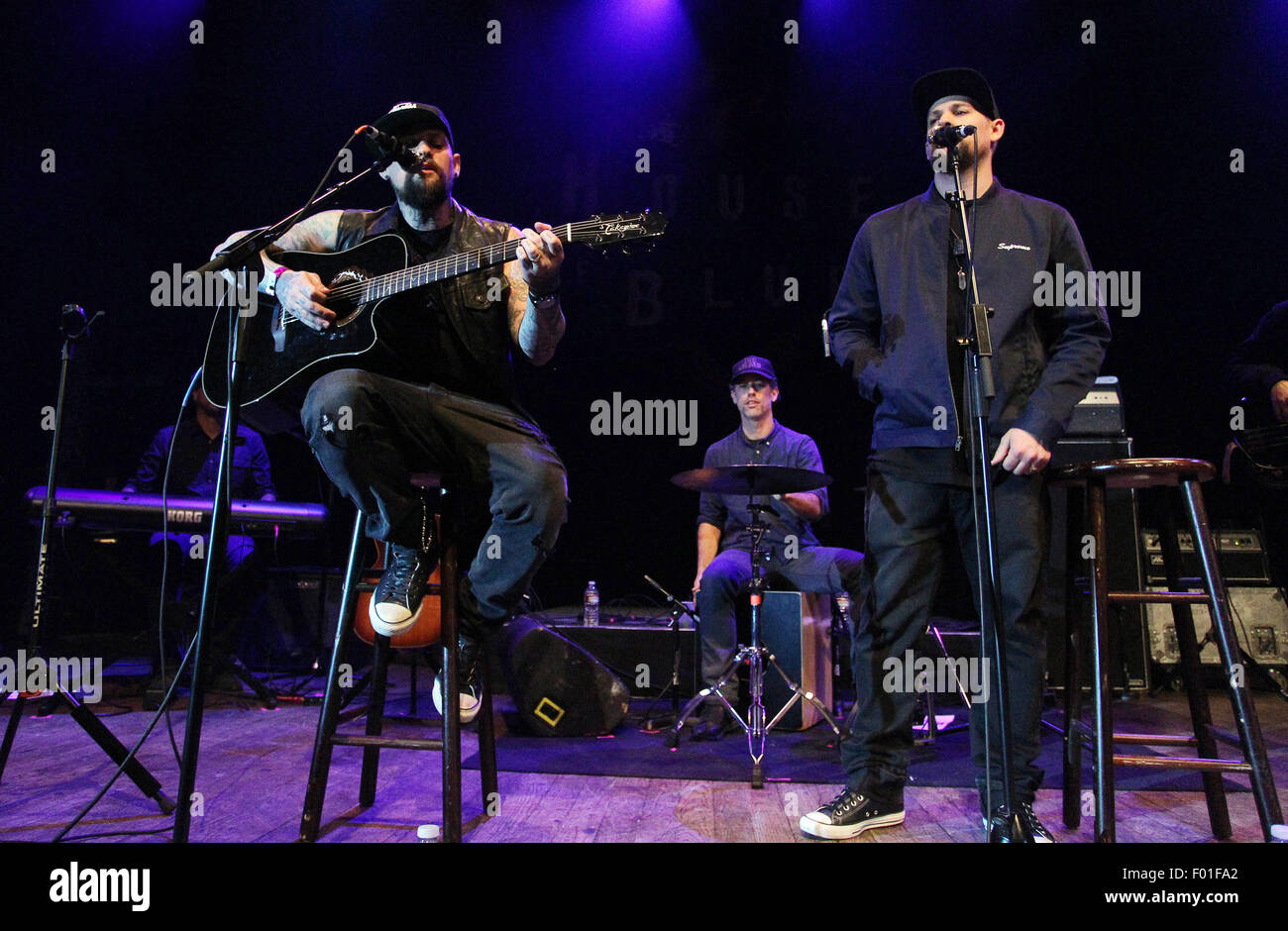 The Imagine Ball presented by John Terzian & Randall Kaplan benefiting Imagine LA - Inside  Featuring: Joel Madden, Benji Madden Where: West Hollywood, California, United States When: 04 Jun 2015 Stock Photo