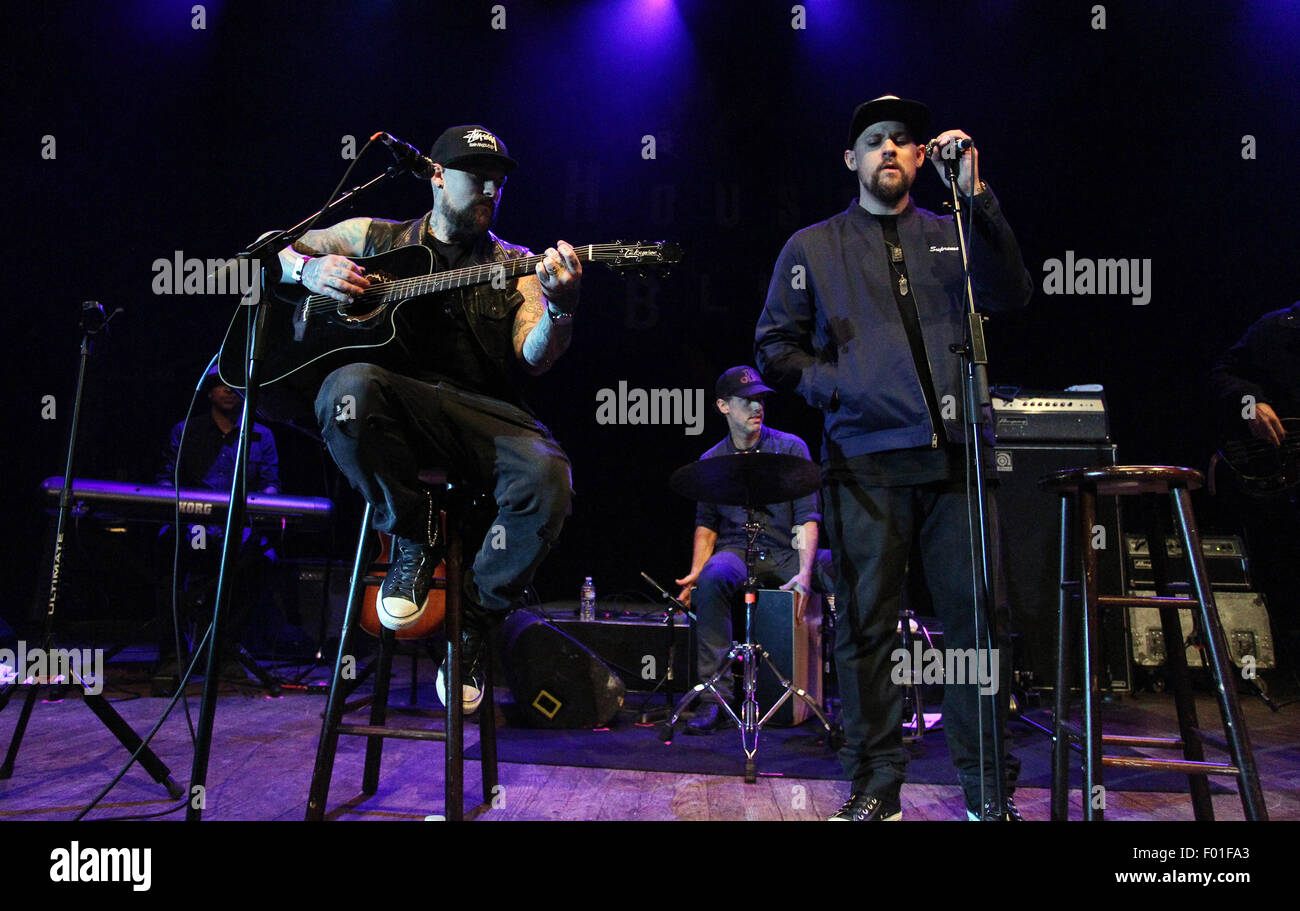 The Imagine Ball presented by John Terzian & Randall Kaplan benefiting Imagine LA - Inside  Featuring: Joel Madden, Benji Madden Where: West Hollywood, California, United States When: 04 Jun 2015 Stock Photo