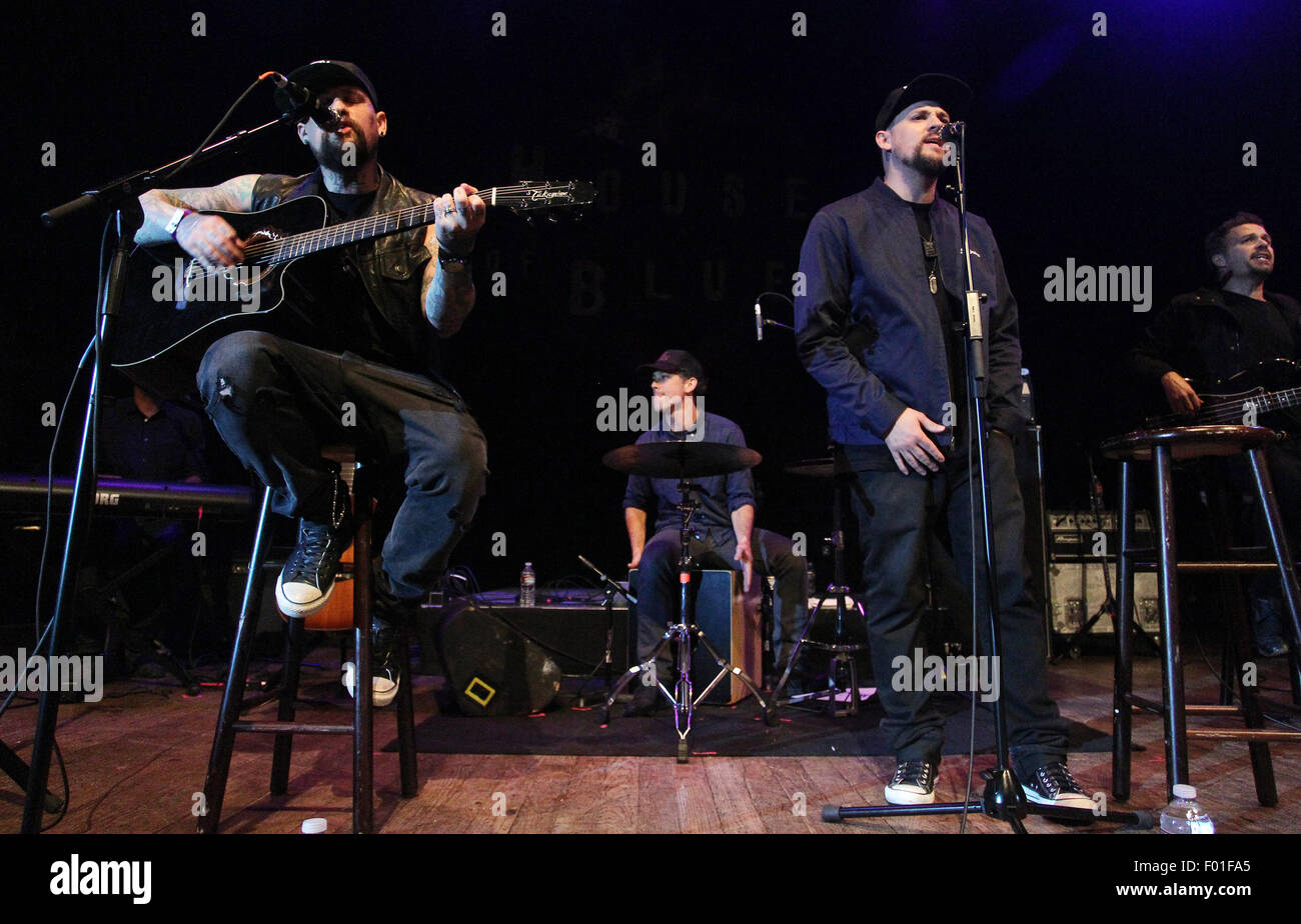 The Imagine Ball presented by John Terzian & Randall Kaplan benefiting Imagine LA - Inside  Featuring: Joel Madden, Benji Madden Where: West Hollywood, California, United States When: 04 Jun 2015 Stock Photo
