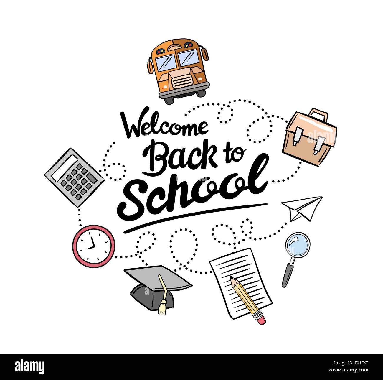 Welcome Back To School Vector Art, Icons, and Graphics for Free