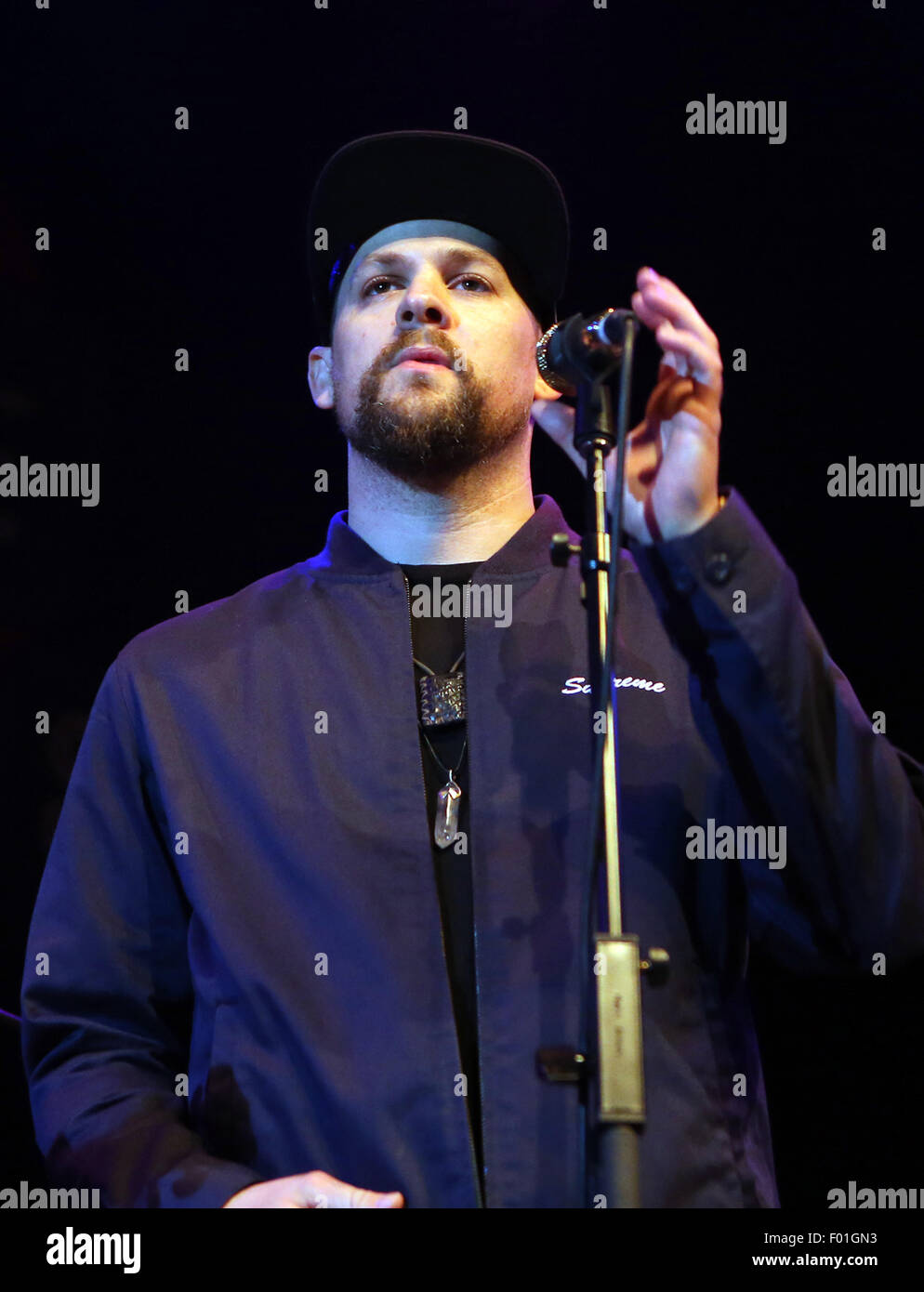 The Imagine Ball presented by John Terzian & Randall Kaplan benefiting Imagine LA - Inside  Featuring: Joel Madden Where: West Hollywood, California, United States When: 04 Jun 2015 Stock Photo