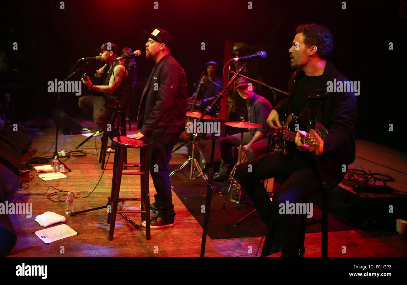 The Imagine Ball presented by John Terzian & Randall Kaplan benefiting Imagine LA - Inside  Featuring: Benji Madden, Joel Madden Where: West Hollywood, California, United States When: 04 Jun 2015 Stock Photo