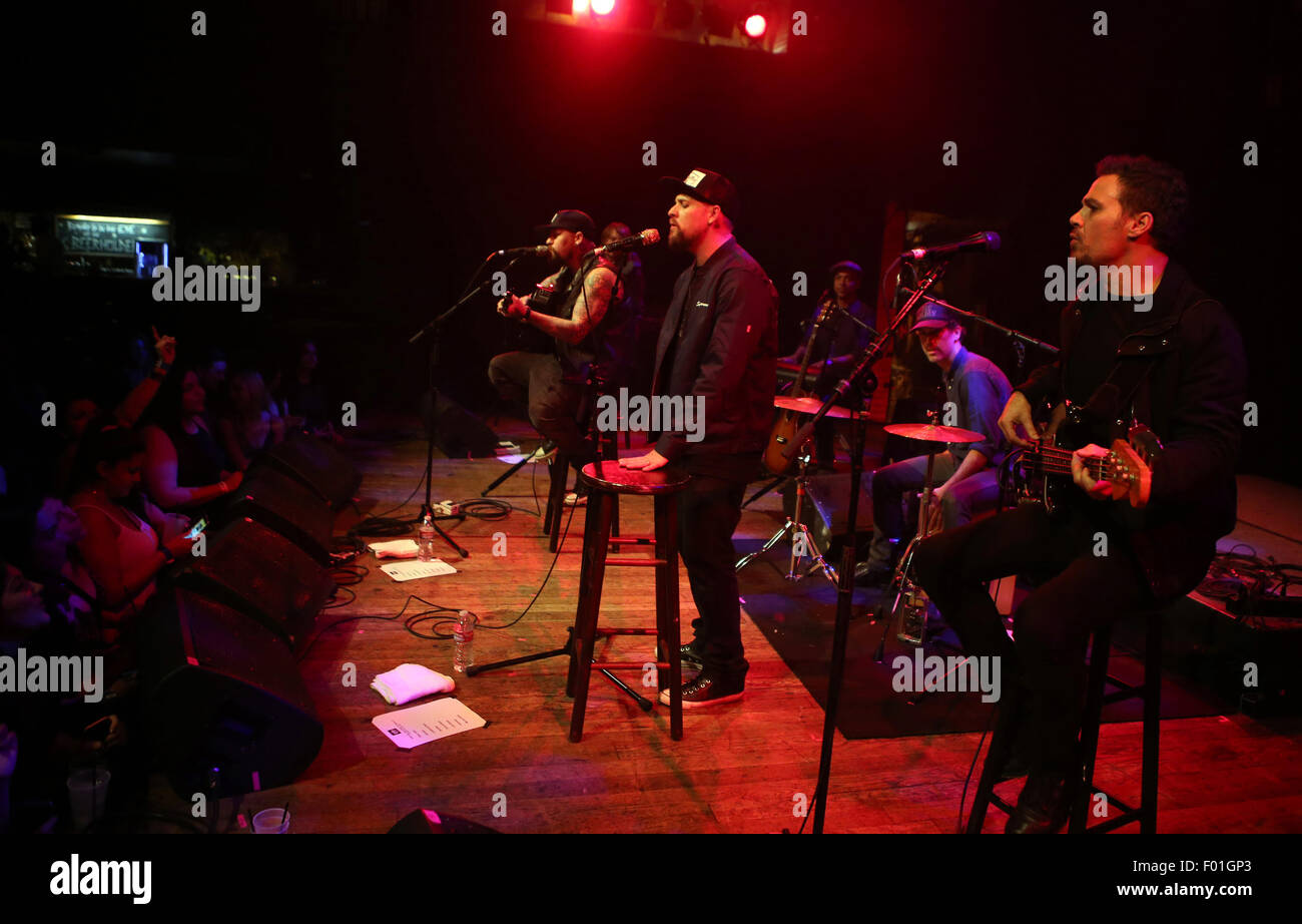 The Imagine Ball presented by John Terzian & Randall Kaplan benefiting Imagine LA - Inside  Featuring: Benji Madden, Joel Madden Where: West Hollywood, California, United States When: 04 Jun 2015 Stock Photo