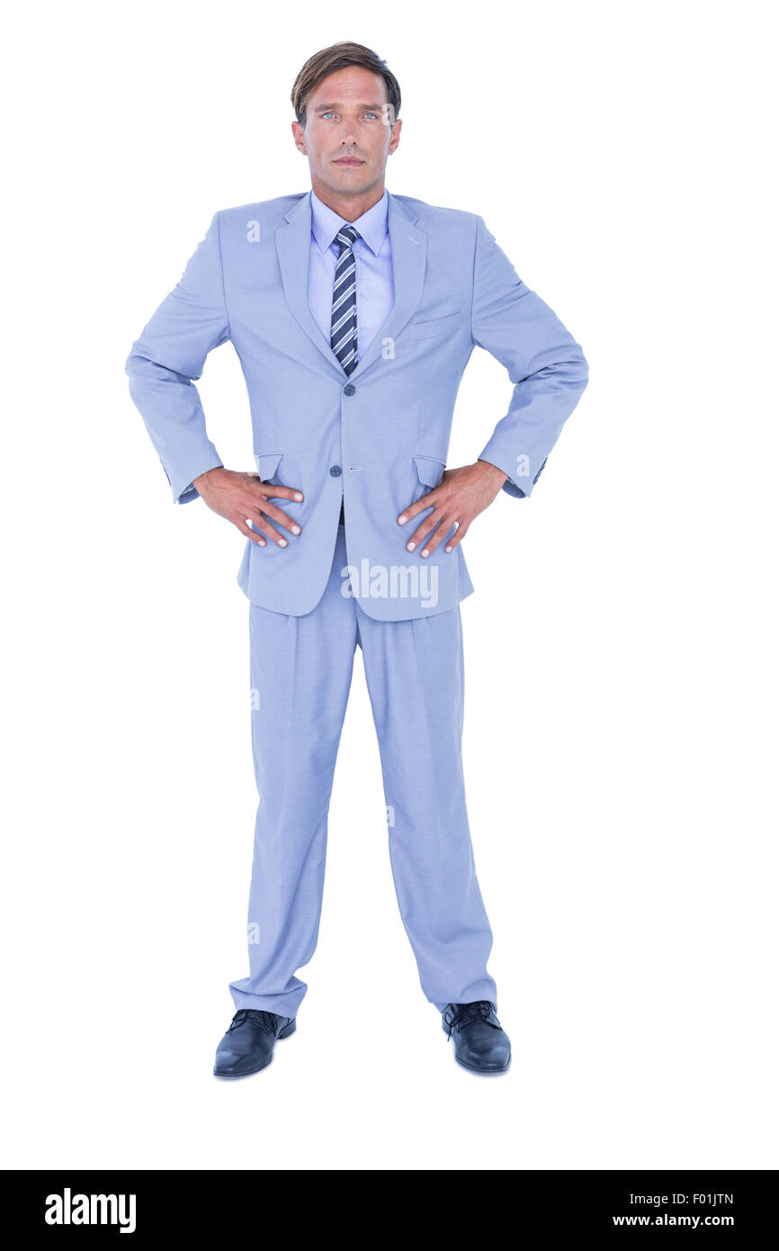 Mature handsome businessman using Cut Out Stock Images & Pictures - Alamy