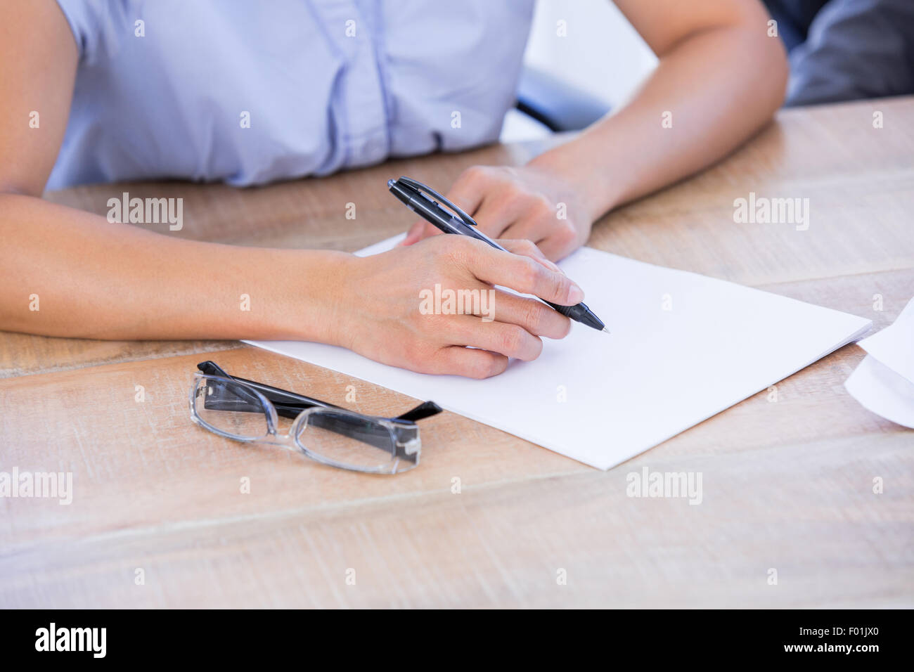 attractive businesswoman in a meeting Stock Photo