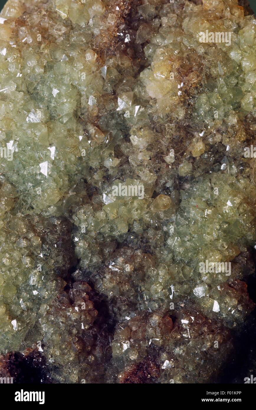 Adamite, phosphate. Stock Photo