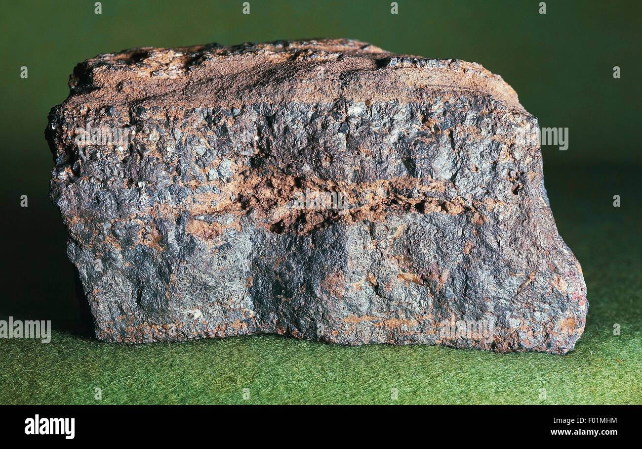 Magnetite, oxide. Stock Photo